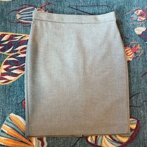 J. Crew Gray Women's Pencil Skirt, size 2P